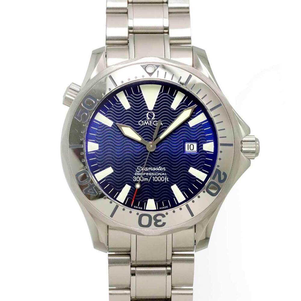 Omega Seamaster 300 Professional 2265 80 Men's Watch, Date, Navy, Quartz Watch